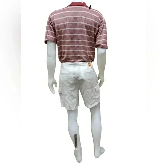 C&C California NWT 100%  Linen White Cargo Shorts Size 36 - Picture 4 of 7